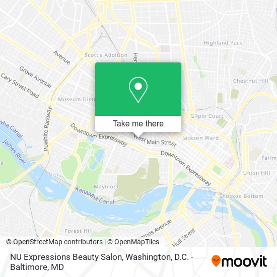 NU Expressions Beauty Salon map