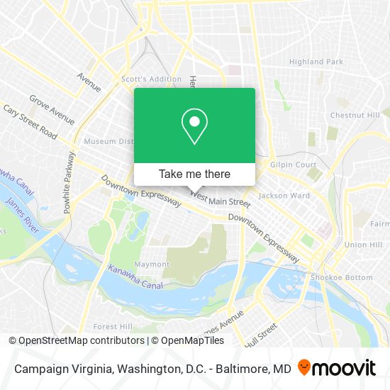 Mapa de Campaign Virginia