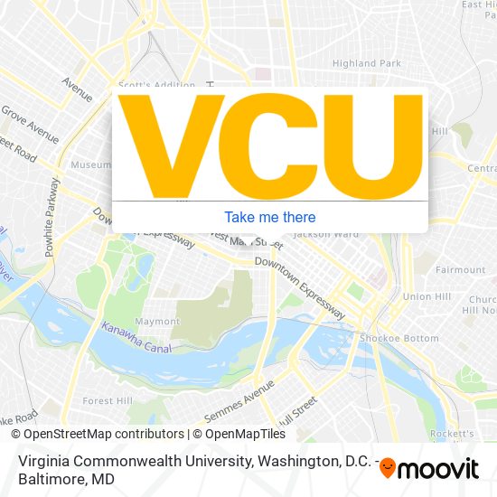 Virginia Commonwealth University map