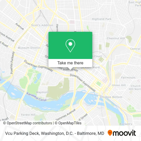 Vcu Parking Deck map