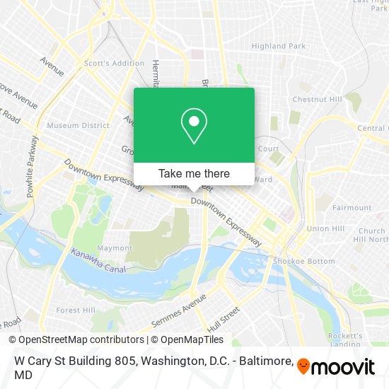 W Cary St Building 805 map