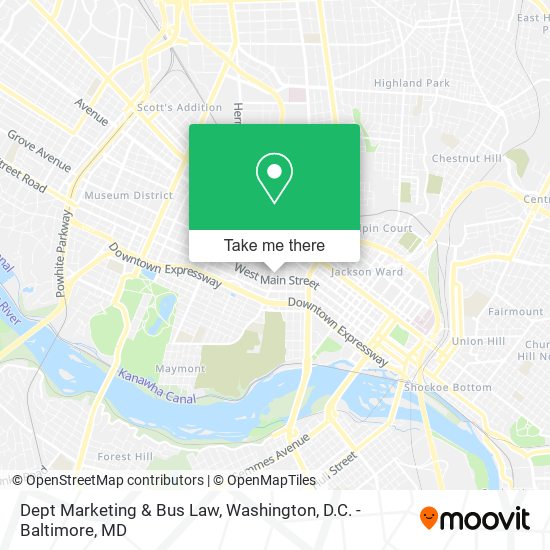 Mapa de Dept Marketing & Bus Law