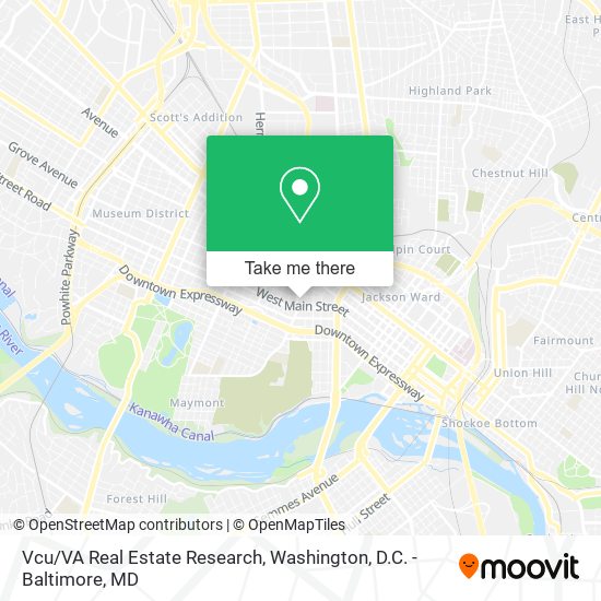 Mapa de Vcu/VA Real Estate Research