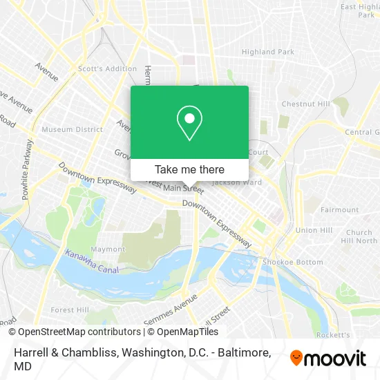 Harrell & Chambliss map