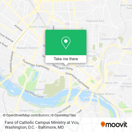 Fans of Catholic Campus Ministry at Vcu map