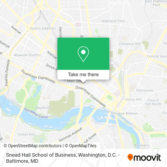 Snead Hall School of Business map