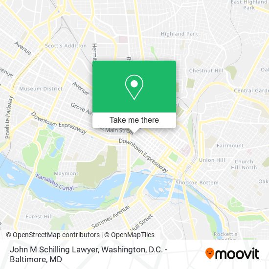 John M Schilling Lawyer map