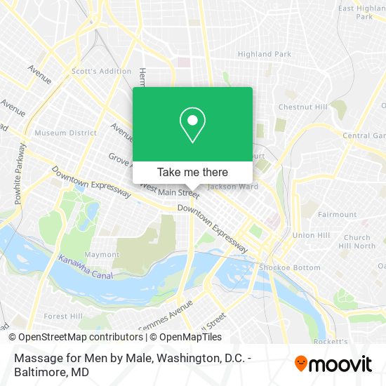 Mapa de Massage for Men by Male