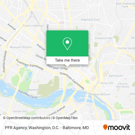 Mapa de PFR Agency