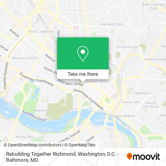 Rebuilding Together Richmond map