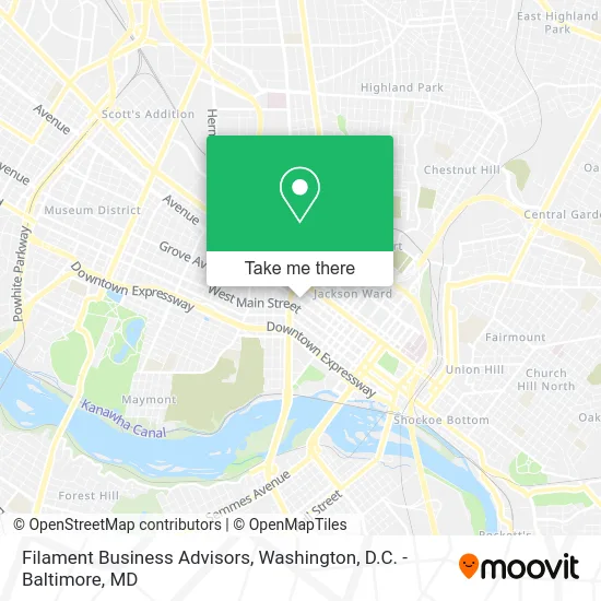Filament Business Advisors map