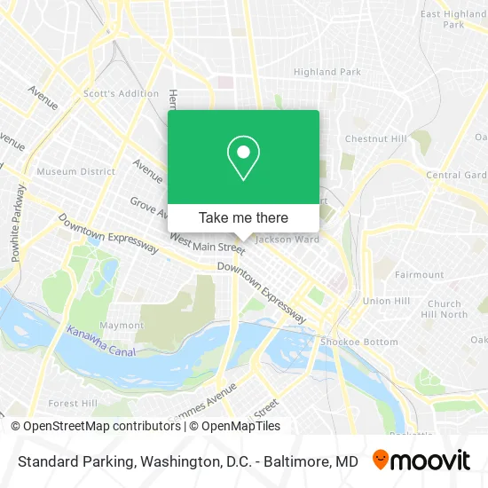 Standard Parking map