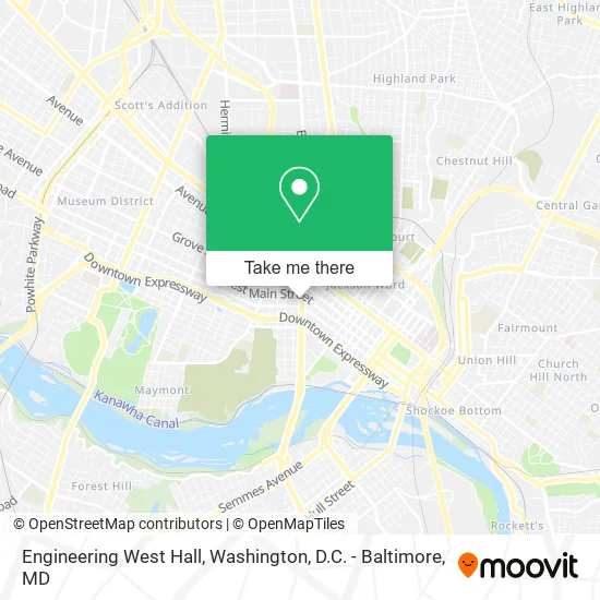 Engineering West Hall map