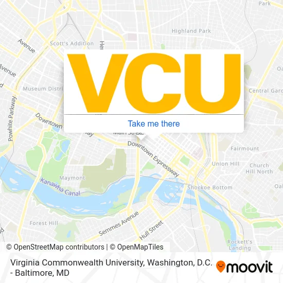 Virginia Commonwealth University map