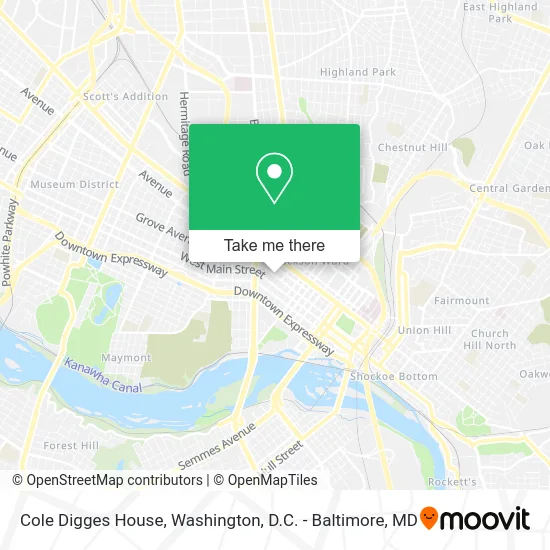 Cole Digges House map