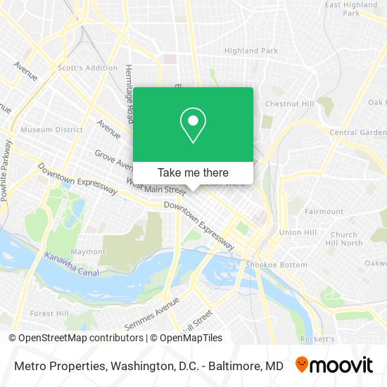 Mapa de Metro Properties