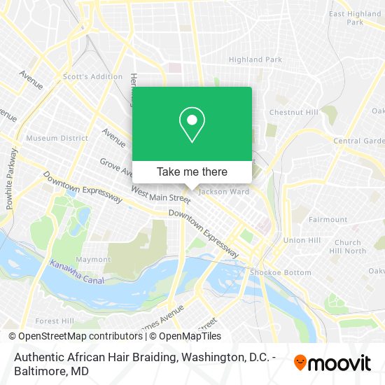 Authentic African Hair Braiding map