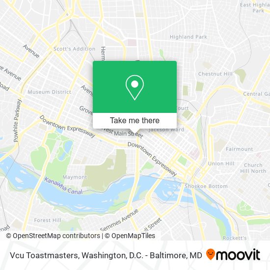 Mapa de Vcu Toastmasters
