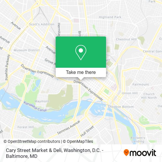 Cary Street Market & Deli map