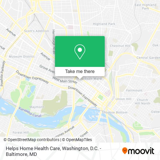 Helps Home Health Care map