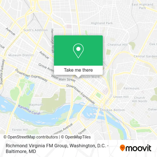 Richmond Virginia FM Group map
