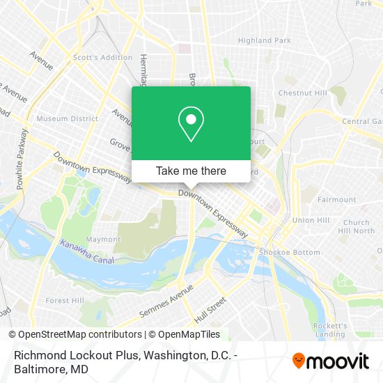 Richmond Lockout Plus map