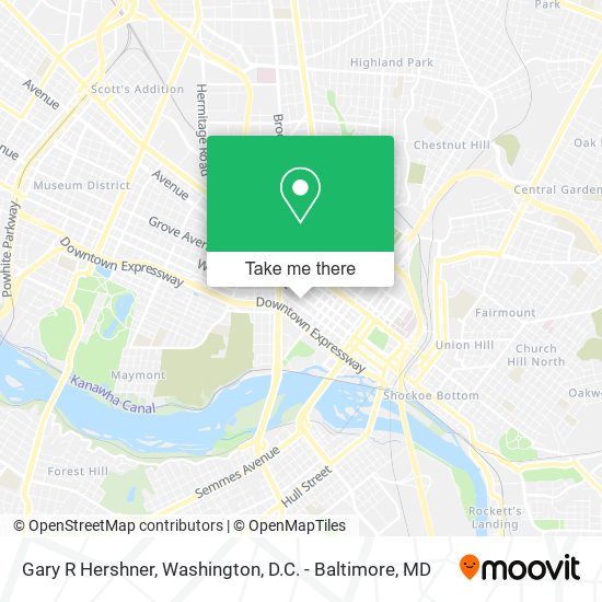 Gary R Hershner map