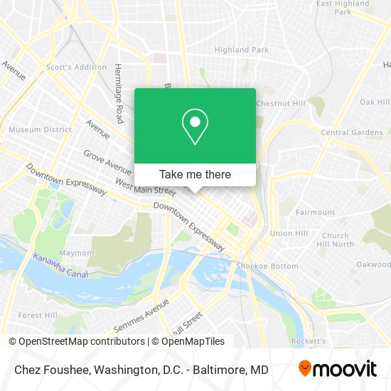 Chez Foushee map