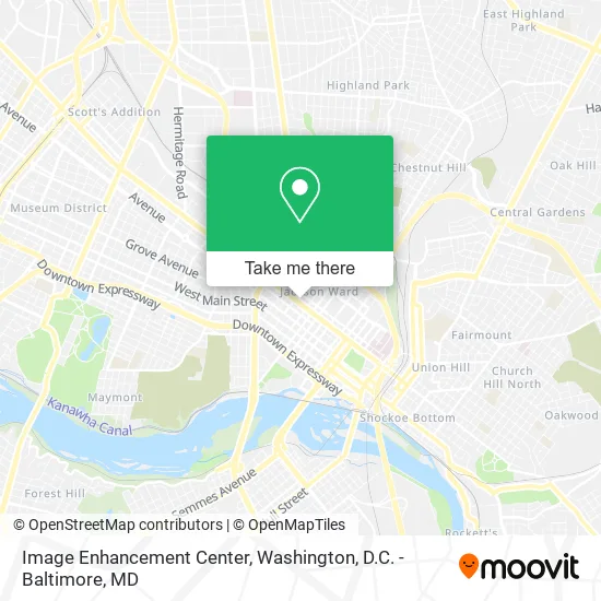 Image Enhancement Center map