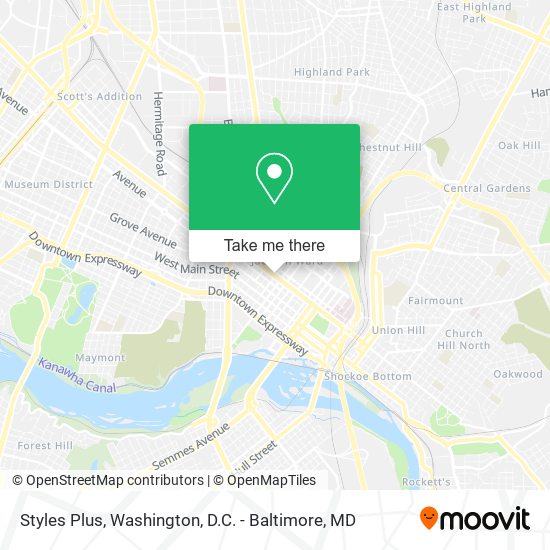Styles Plus map