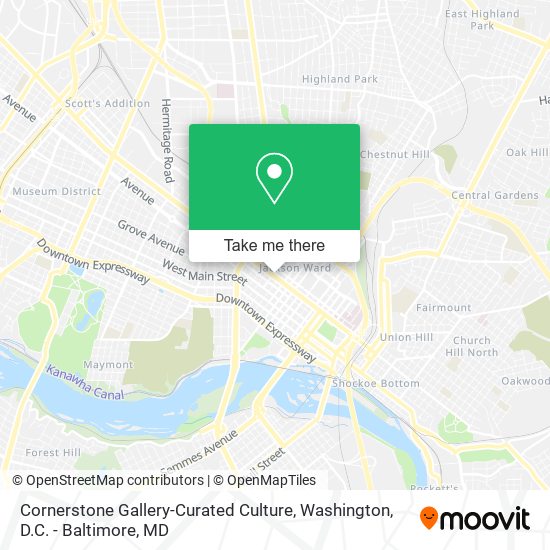 Cornerstone Gallery-Curated Culture map
