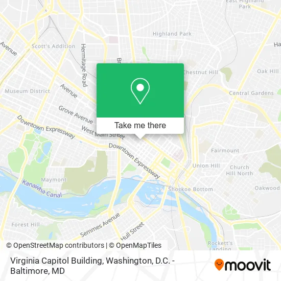 Virginia Capitol Building map