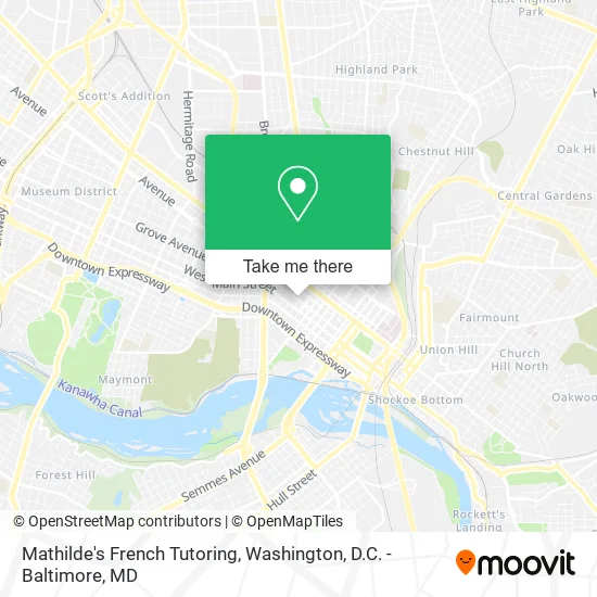 Mathilde's French Tutoring map