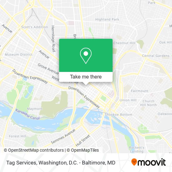 Tag Services map