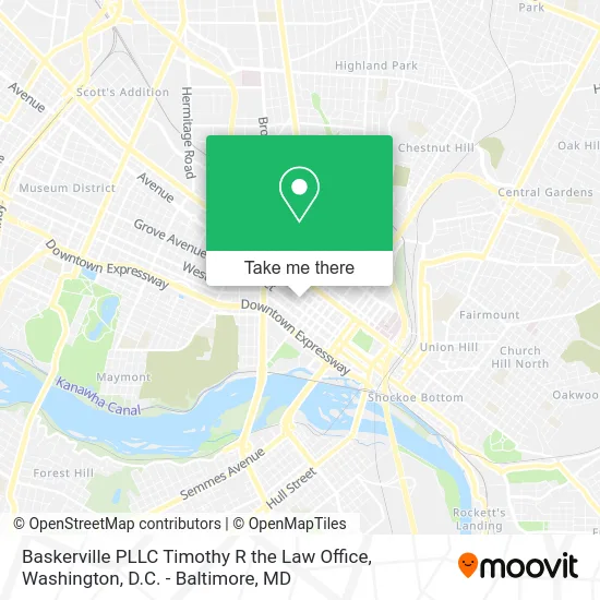 Baskerville PLLC Timothy R the Law Office map