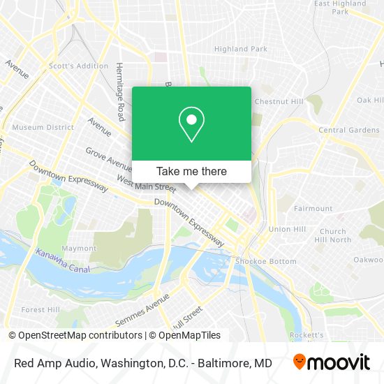 Red Amp Audio map