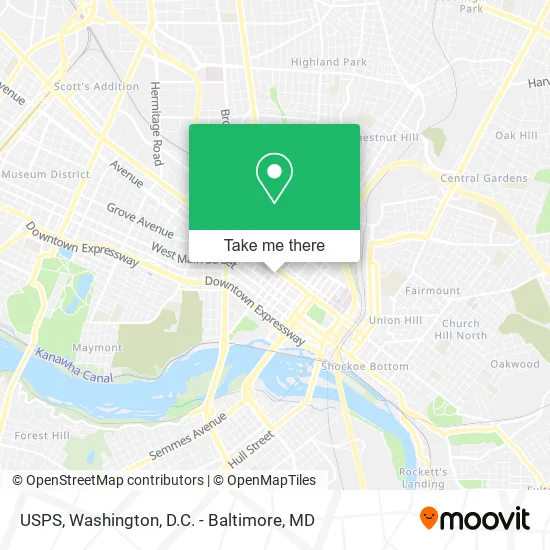 Mapa de USPS