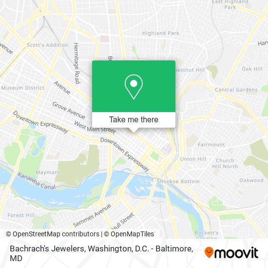 Bachrach's Jewelers map