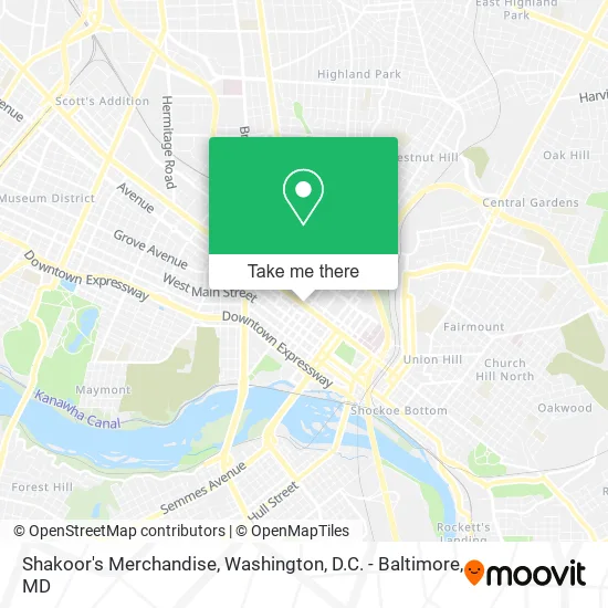 Shakoor's Merchandise map