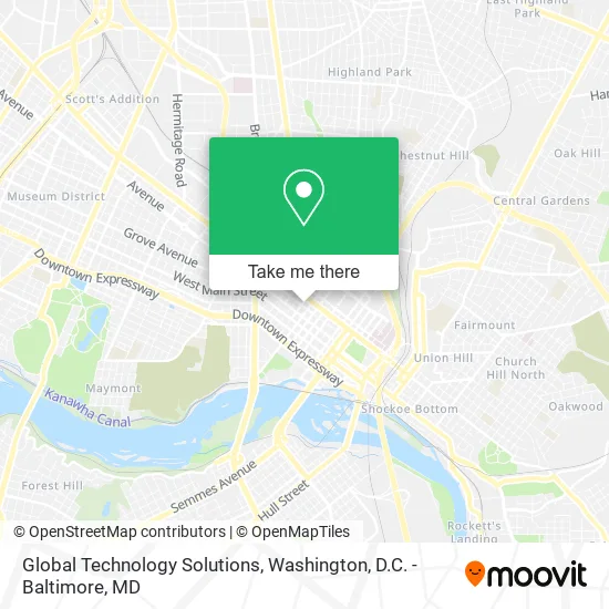 Mapa de Global Technology Solutions