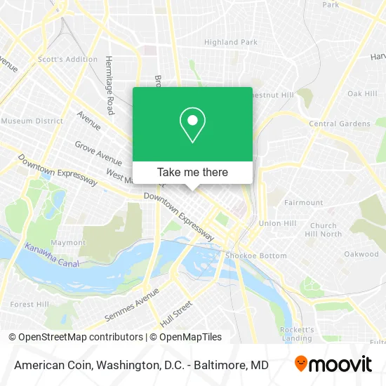 Mapa de American Coin