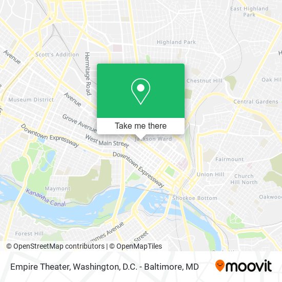 Empire Theater map
