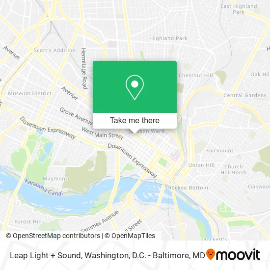 Leap Light + Sound map