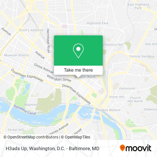 H3ads Up map