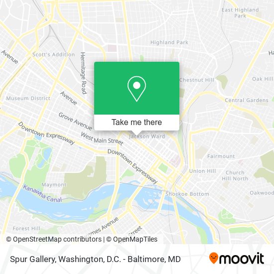 Spur Gallery map