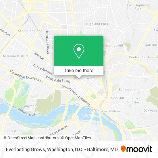 Everlasting Brows map