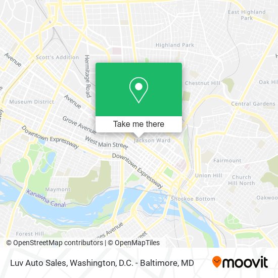Luv Auto Sales map