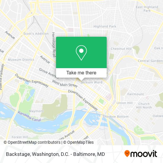 Backstage map