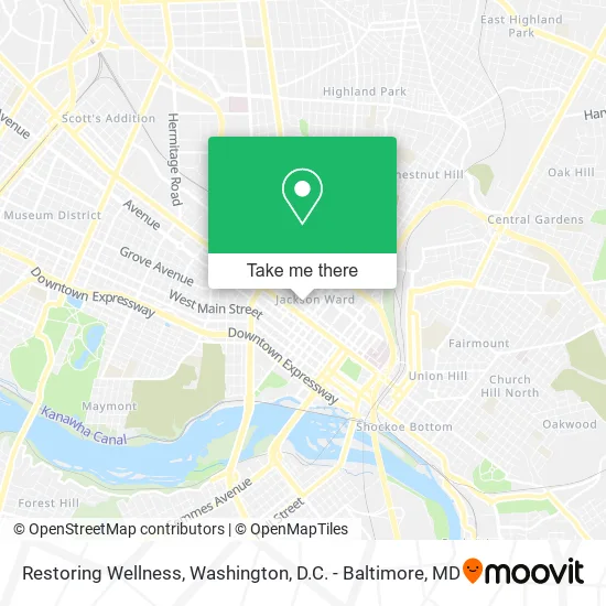 Restoring Wellness map