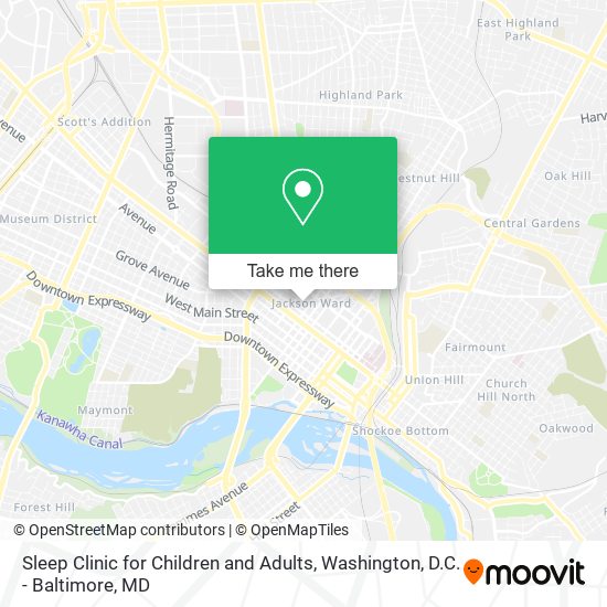 Mapa de Sleep Clinic for Children and Adults